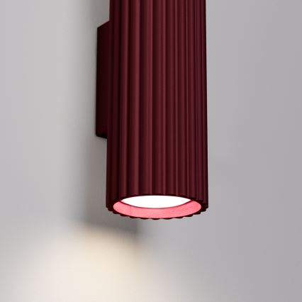 Brilagi - LED-wandlamp CRESTO 2xGU10/10W/230V 20 cm bordeaux