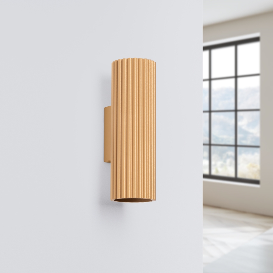 Brilagi - LED Wandlamp CRESTO 2xGU10/10W/230V 20 cm goudkleurig