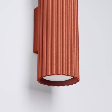 Brilagi - LED-wandlamp CRESTO 2xGU10/10W/230V 20 cm rood