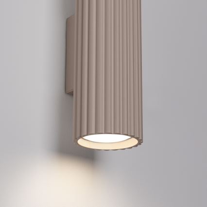 Brilagi - LED-wandlamp CRESTO 2xGU10/10W/230V 20 cm taupe