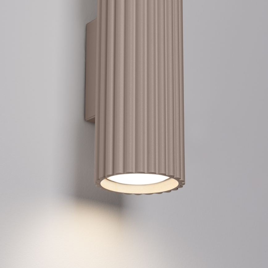 Brilagi - LED-wandlamp CRESTO 2xGU10/10W/230V 20 cm taupe