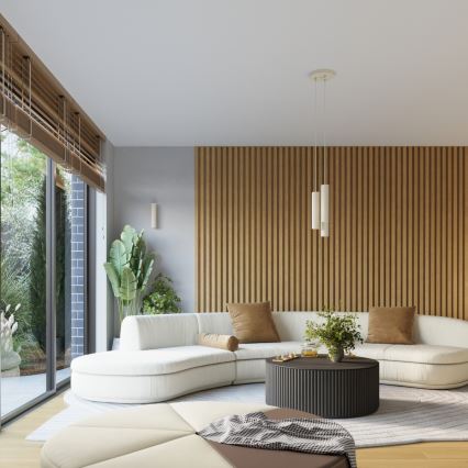 Brilagi - LED-wandlamp CRESTO 2xGU10/10W/230V 30 cm crème