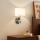 Brilagi - LED Wandlamp DAYA 1xE14/40W/230V + LED/3W wit/mat chroom