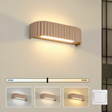 BRILAGI - LED-wandlamp FALCON MODERN LED/10W/230V 30 cm 3000/4500/6000K beige