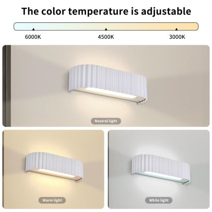 BRILAGI - LED wandlamp FALCON MODERN LED/10W/230V 30 cm 3000/4500/6000K wit