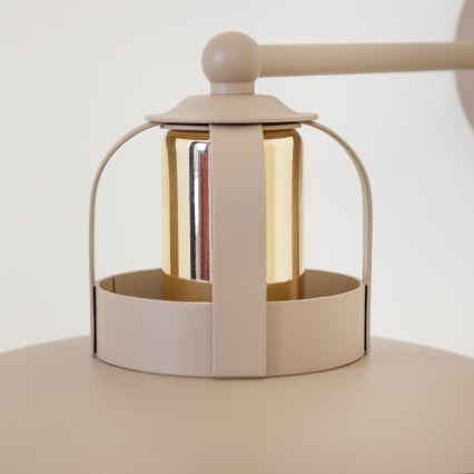 Brilagi - LED Wandlamp FLAMENGO 1xE27/60W/230V beige