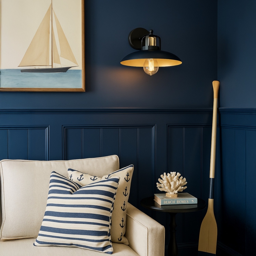 Brilagi - LED Wandlamp FLAMENGO 1xE27/60W/230V blauw