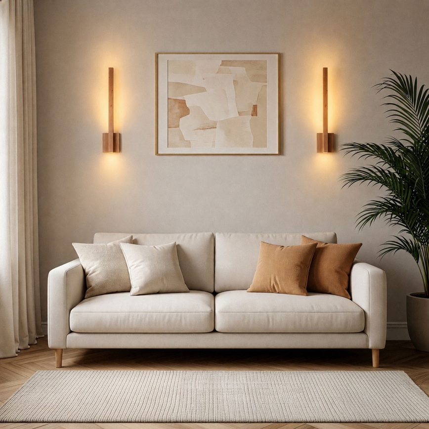 BRILAGI - LED wandlamp GARDALINE LED/90W/230V 60 cm eik