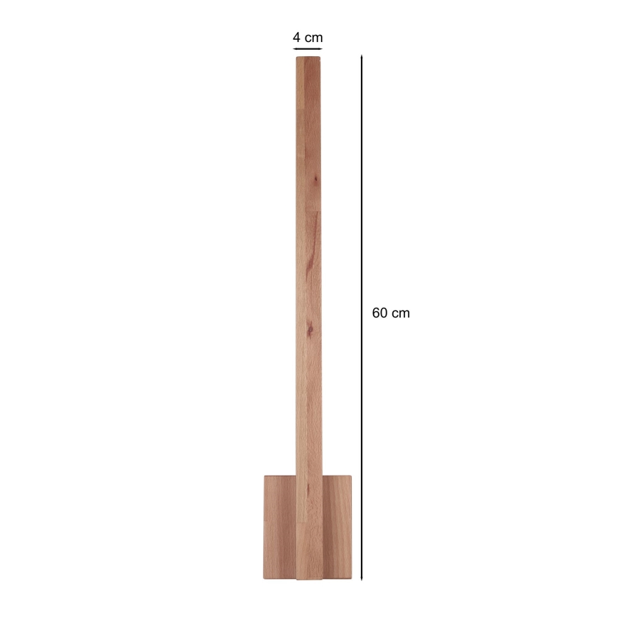 BRILAGI - LED wandlamp GARDALINE LED/90W/230V 60 cm eik