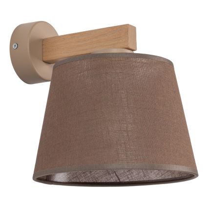 BRILAGI - LED Wandlamp LATTE SABIA 1xE27/15W/230V grenen/bruin