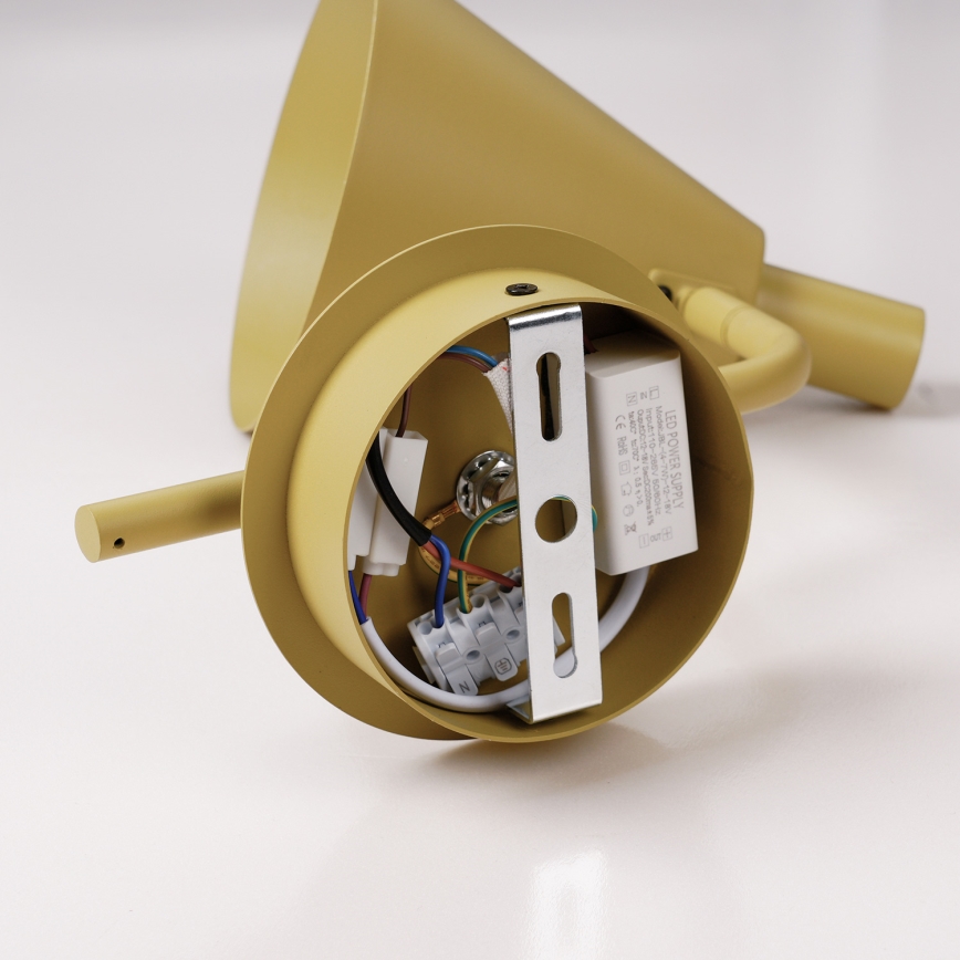 Brilagi - LED Wandlamp LUCERA LED/3W/230V geel