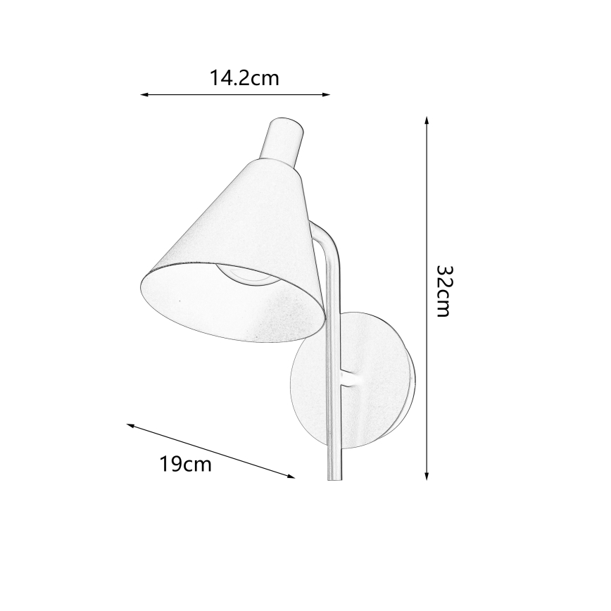 Brilagi - LED Wandlamp LUCERA LED/3W/230V geel