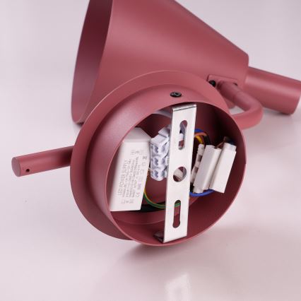 Brilagi - LED Wandlamp LUCERA LED/3W/230V rood bordeaux