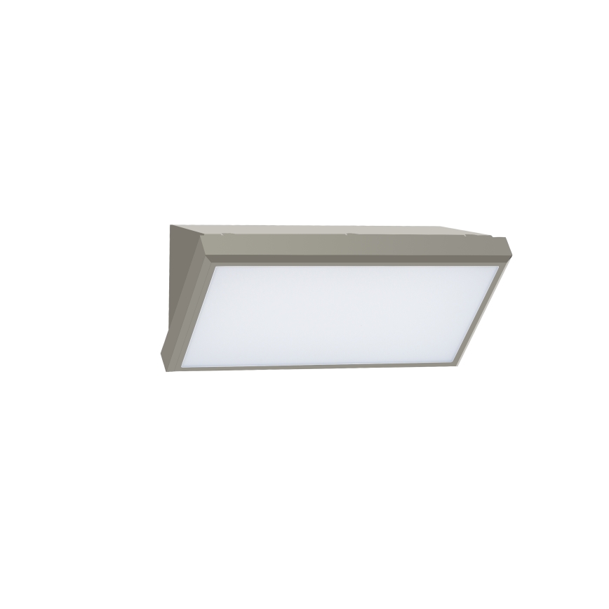 Brilagi - LED Wandlamp voor buiten met sensor TRIANGLE LED/20W/230V grijs IP65