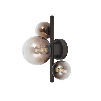 Brilagi - LED-wandlamp MILLA 3xG9/3W/230V bruin/rookbruin