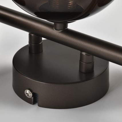 Brilagi - LED-wandlamp MILLA 3xG9/3W/230V bruin/rookbruin