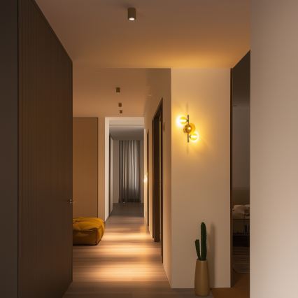 Brilagi - LED-wandlamp MILLA 3xG9/3W/230V zwart chroom/goud