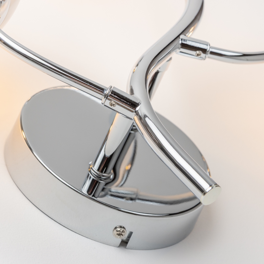 Brilagi - LED-wandlamp MISTEL 3xG9/3W/230V zwart chroom/rookglas