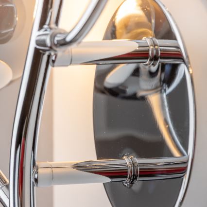 Brilagi - LED-wandlamp MISTEL 3xG9/3W/230V zwart chroom/rookglas