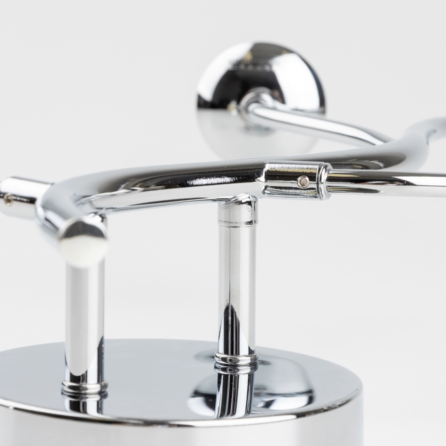 Brilagi - LED-wandlamp MISTEL 3xG9/3W/230V zwart chroom/rookglas