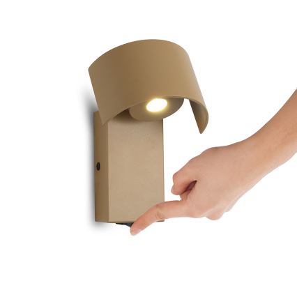 Brilagi - LED-wandlamp VASTO LED/3W/230V beige