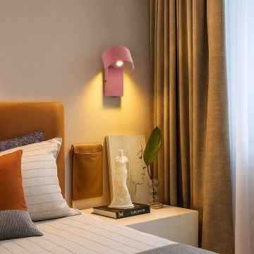 Brilagi - LED wandlamp VASTO LED/3W/230V roze