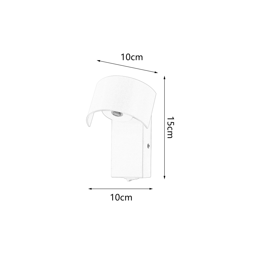 Brilagi - LED wandlamp VASTO LED/3W/230V roze