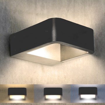 Brilagi - LED Wandlamp voor buiten BARI LED/7W/230V 3000/4000/6000K antraciet IP54