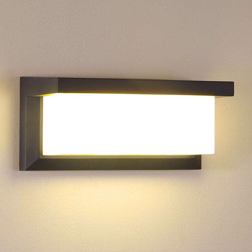 Brilagi - LED Wandlamp voor buiten BRICKY LED/12W/230V antraciet IP54