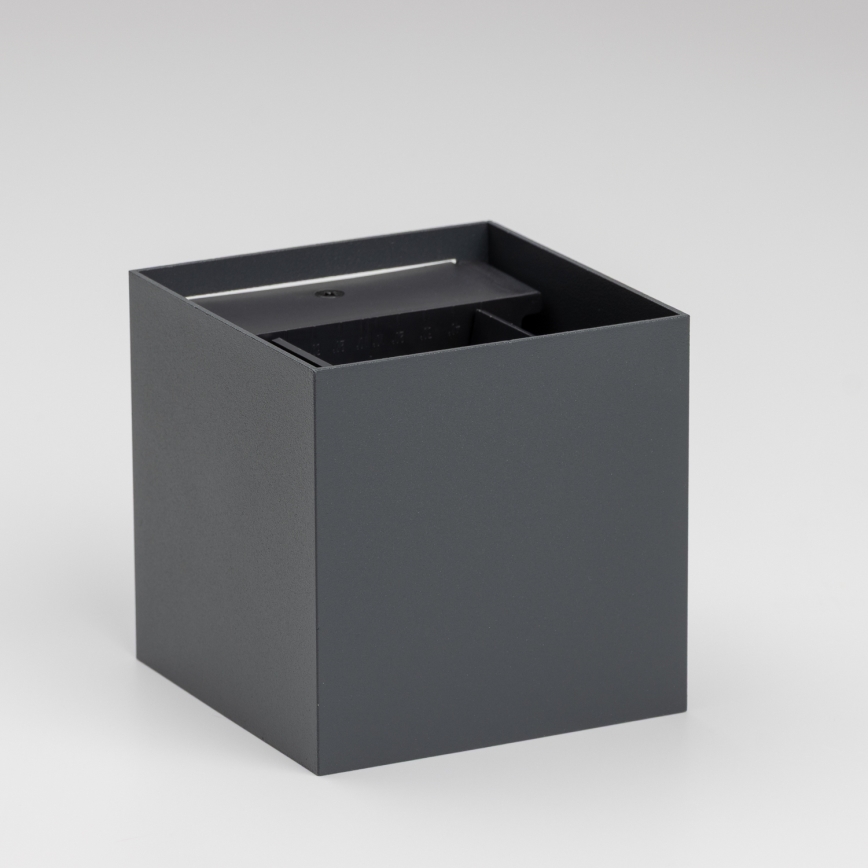 Brilagi - LED Wandlamp voor buiten CUBE LED/6W/230V antraciet IP54