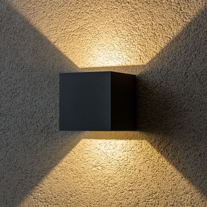 Brilagi - LED Wandlamp voor buiten CUBE LED/6W/230V antraciet IP54