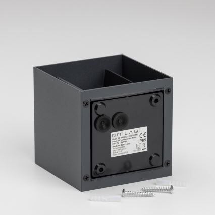 Brilagi - LED Wandlamp voor buiten CUBE LED/6W/230V antraciet IP54
