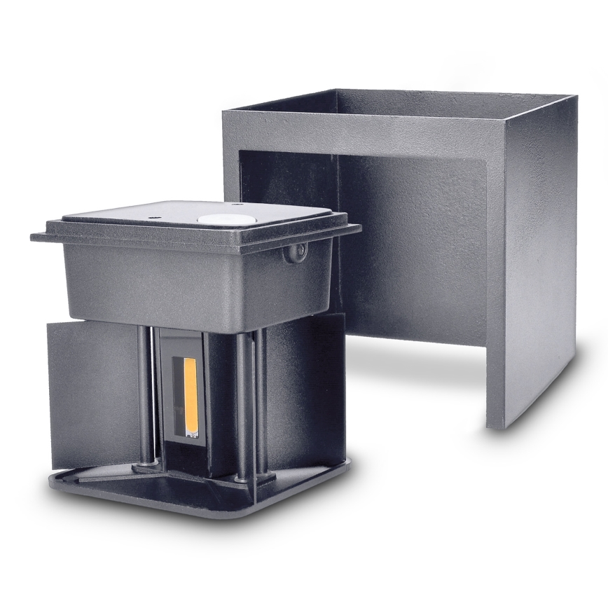 Brilagi - LED Wandlamp voor buiten CUBE LED/6W/230V antraciet IP54