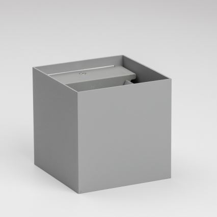 Brilagi - LED Wandlamp voor buiten CUBE LED/6W/230V grijs IP54