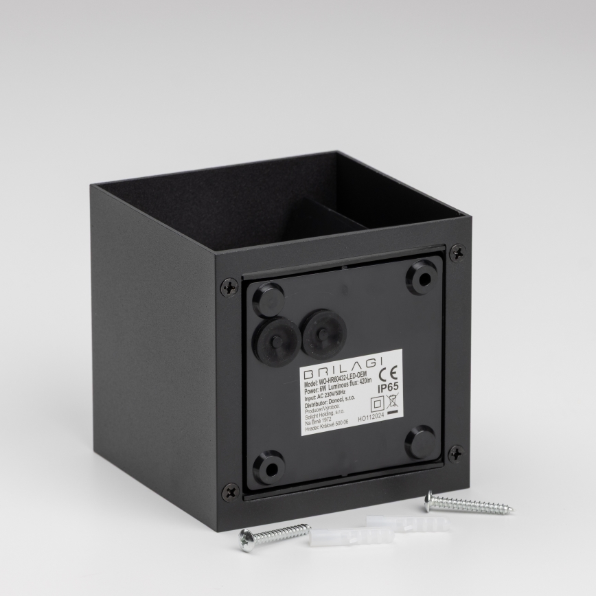 Brilagi - LED Wandlamp voor buiten CUBE LED/6W/230V IP54
