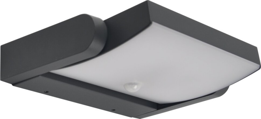 Brilagi - LED Wandlamp voor buiten met sensor ANKLE LED/18W/230V 3000K IP65 antraciet