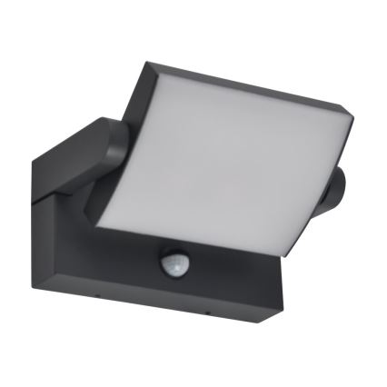 Brilagi - LED Wandlamp voor buiten met sensor ANKLE LED/18W/230V 3000K IP65 antraciet