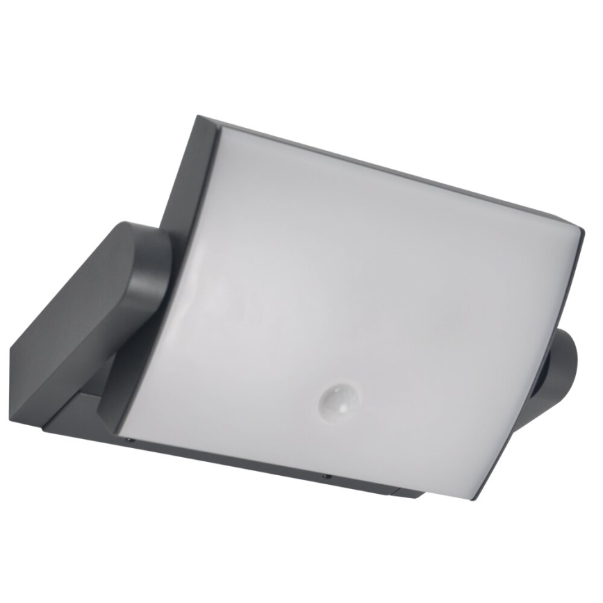 Brilagi - LED Wandlamp voor buiten met sensor ANKLE LED/18W/230V 3000K IP65 antraciet