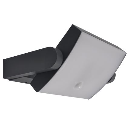 Brilagi - LED Wandlamp voor buiten met sensor ANKLE LED/18W/230V 3000K IP65 antraciet