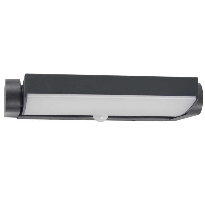 Brilagi - LED Wandlamp voor buiten met sensor ANKLE LED/18W/230V 3000K IP65 antraciet