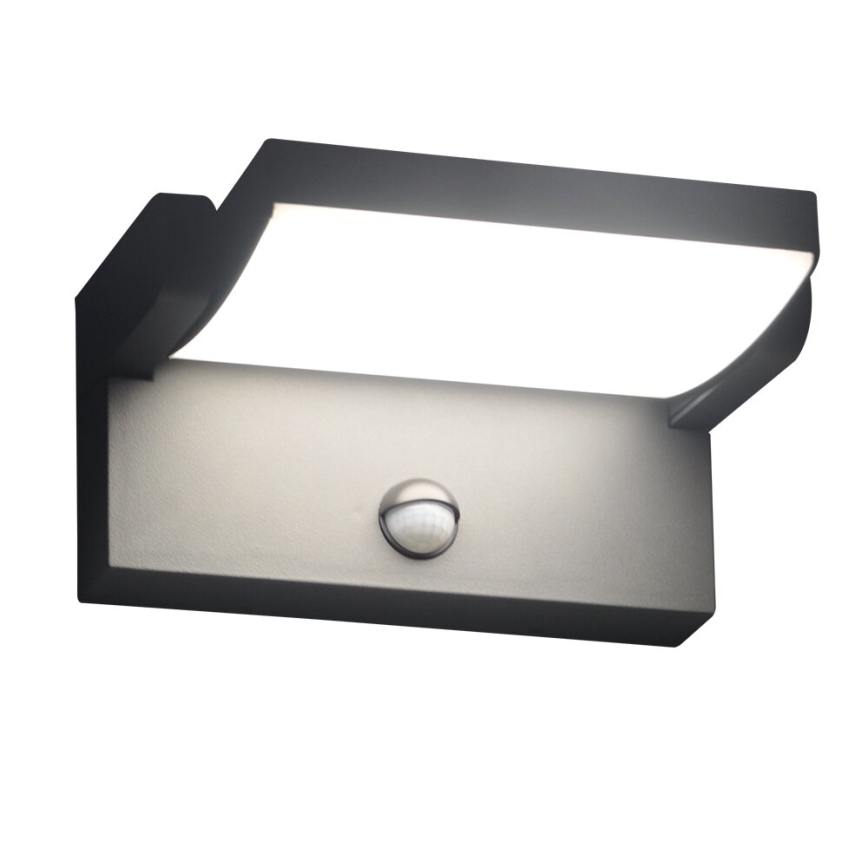 Brilagi - LED Wandlamp voor buiten met sensor ANKLE LED/18W/230V 4000K IP65 antraciet