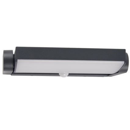 Brilagi - LED Wandlamp voor buiten met sensor ANKLE LED/18W/230V 4000K IP65 antraciet