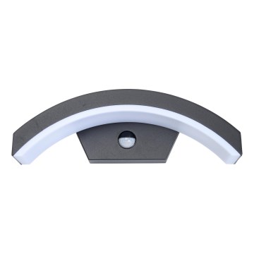 Brilagi - LED Wandlamp voor buiten met sensor ARCELO LED/8W/230V IP54