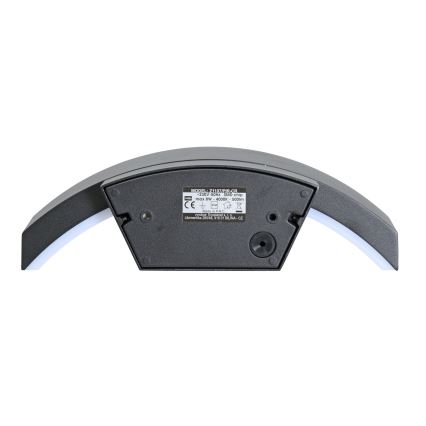 Brilagi - LED Wandlamp voor buiten met sensor ARCELO LED/8W/230V IP54