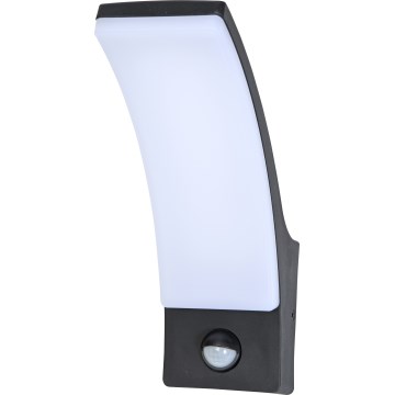 Brilagi - LED Wandlamp voor buiten met sensor ARCELO LED/9W/230V IP44