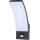 Brilagi - LED Wandlamp voor buiten met sensor ARCELO LED/9W/230V IP44