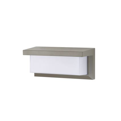 Brilagi - LED Wandlamp voor buiten met sensor BRICKY LED/12W/230V grijs IP54