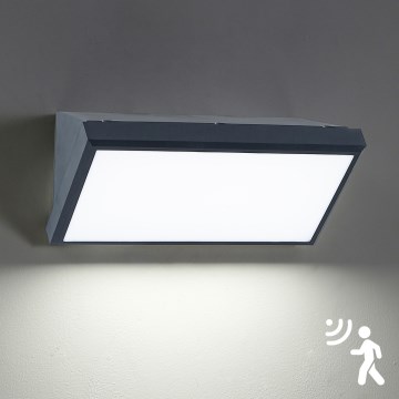 Brilagi - LED Wandlamp voor buiten met sensor TRIANGLE LED/20W/230V IP65