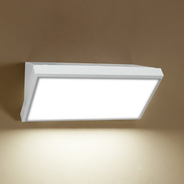 Brilagi - LED Wandlamp voor buiten met sensor TRIANGLE LED/20W/230V wit IP65
