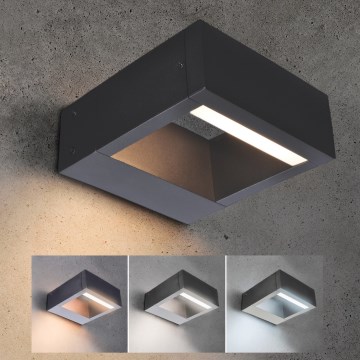 Brilagi - LED Wandlamp voor buiten RAGUSA LED/7W/230V 3000/4000/6000K antraciet IP54